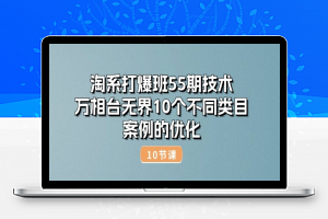 淘系打爆班55期技术：万相台无界10个不同类目案例的优化(10节)