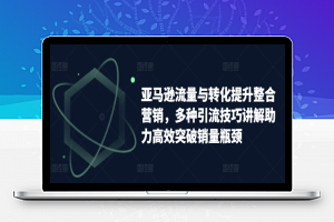 亚马逊流量与转化提升整合营销，多种引流技巧讲解助力高效突破销量瓶颈