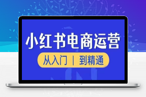 小红书电商运营课，从入门到精通，带你抓住又一个赚钱风口