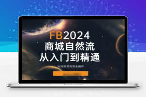 2024Faceboo商城自然流(从入门到精通)，玩转脸书商城全闭环