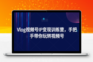 Vlog视频号IP变现训练营，手把手带你玩转视频号