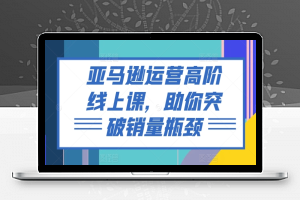 亚马逊运营高阶线上课，助你突破销量瓶颈