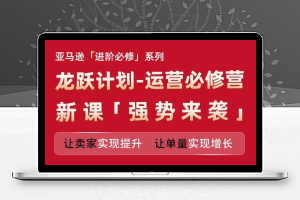 亚马逊进阶必修系列，龙跃计划-运营必修营新课，让卖家实现提升 让单量实现增长